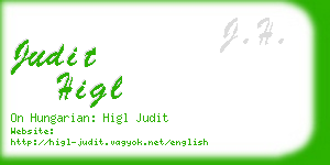 judit higl business card